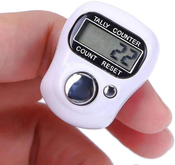 Mini Hand Tally Counter Finger Ring Digital Electronic Head Count