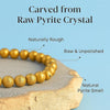 Raw Pyrite Bracelet Golden - Achleshwar