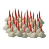 Batti Round Cotton Wicks for Diya, GOL Batti for Puja with Chandan Tip, 1000 Pieces (Pack of 1, Yellow) - Achleshwar