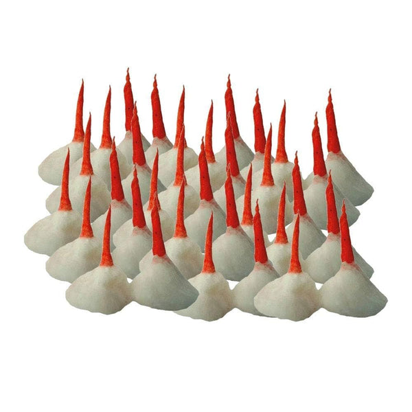 Achleshwar Batti Round Cotton Wicks for Diya, GOL Batti for Puja with Chandan Tip, 1000 Pieces (Pack of 1, Yellow)