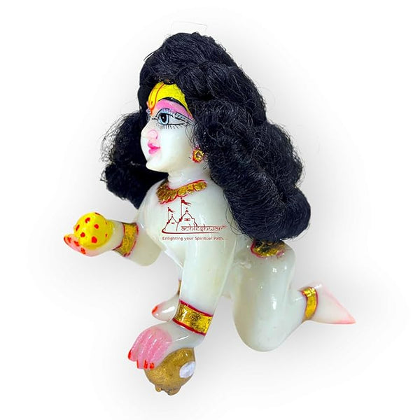 Ladoo Gopal Shinning Black Hair(1 No)