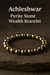 Raw Pyrite Bracelet Golden - Achleshwar