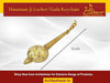 Brass Gada Keychain and Pendant Set - Achleshwar