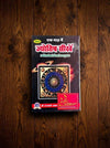 Vedic astrology book with black cover, Hindi title, and circular zodiac wheel graphic