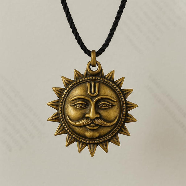 Vastu Sun Face Wall Hanging 6cm - Achleshwar