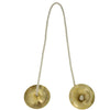 Brass Manjeera Traditional Instrument Indian Music hand Cymbal (3 Inches, Pair) - Achleshwar