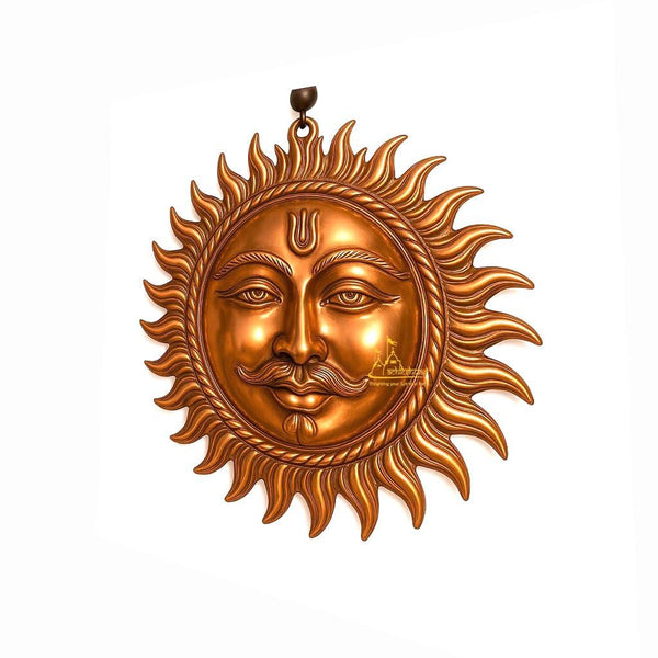 Surya Dev Copper Wall Hanging - Achleshwar