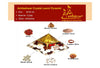 Achleshwar Crystal Laxmi Pyramid for Vastu, Wealth, Luck, 80-90 MM, with Rudraksha, Shree Yantra, Gomati Chakra labcertified