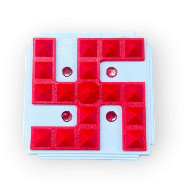 Red Swastik Pyramid - Achleshwar