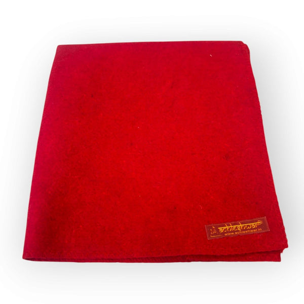 Red Woolen Pooja Aasan