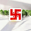 Red Swastik Pyramid Wall Hanging - Achleshwar