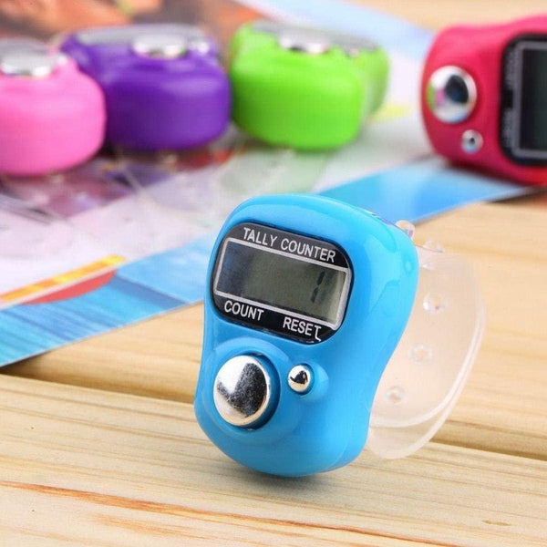 Mini Hand Tally Counter Finger Ring Digital Electronic Head Count - Achleshwar