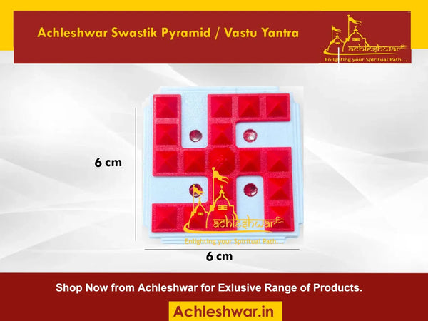 Red Swastik Pyramid - Achleshwar