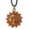 Sun Face Copper Pendant Metal Traditional Design - Achleshwar