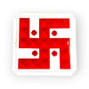 Red Swastik Pyramid Wall Hanging - Achleshwar