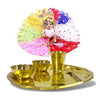 Laddu Gopal Ashtadhatu Export Quality Bhog thali - Achleshwar