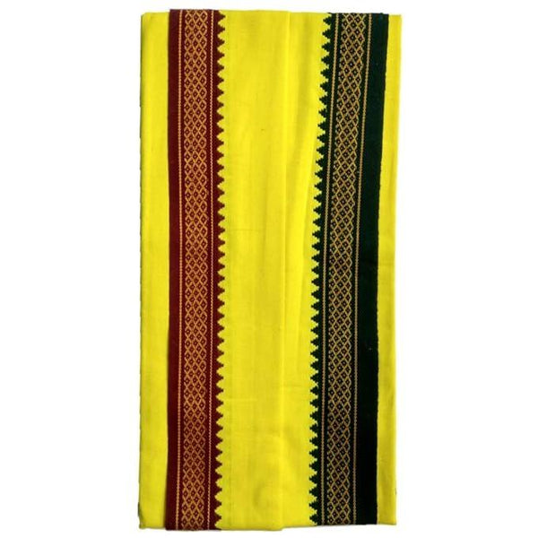 Pure Cotton Best Quality Gamcha/Patka Yellow - Achleshwar