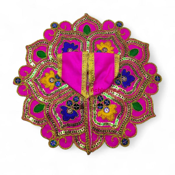 Laddu Gopal poshak/Dress | Bal Gopal Poshak Handmade Embroidered Dress with jari Work Size 0 to 6 - Achleshwar