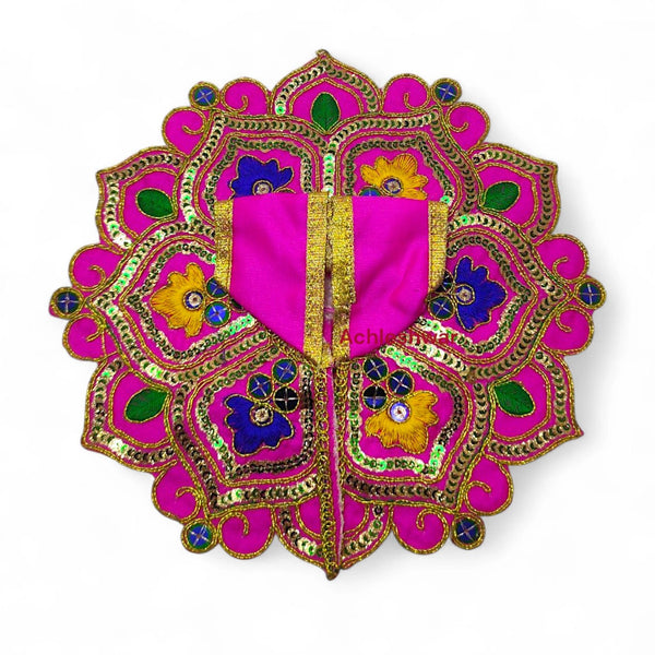 Laddu Gopal poshak/Dress | Bal Gopal Poshak Handmade Embroidered Dress with jari Work Size 0 to 6