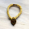 Small Original Tulsi Mala with Radha Pendant Design for God Idol | Mini Garland Haar for Car Dashboard Idols, Statues, and 0–6 No Laddu Gopal | Size: 7 cm (Copy) - Achleshwar
