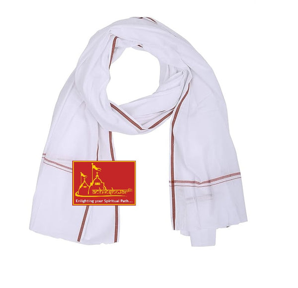 100% Pure Cotton Gamcha Patka White