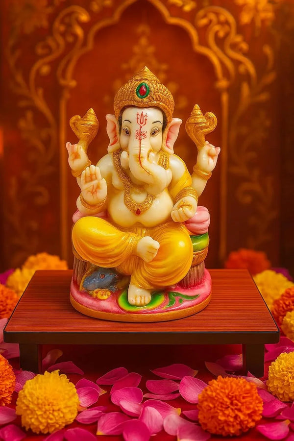 Puja Wooden Chowki - Achleshwar