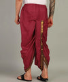 Readymade Dhoti Khadi Mix Cotton Red Colour - Achleshwar