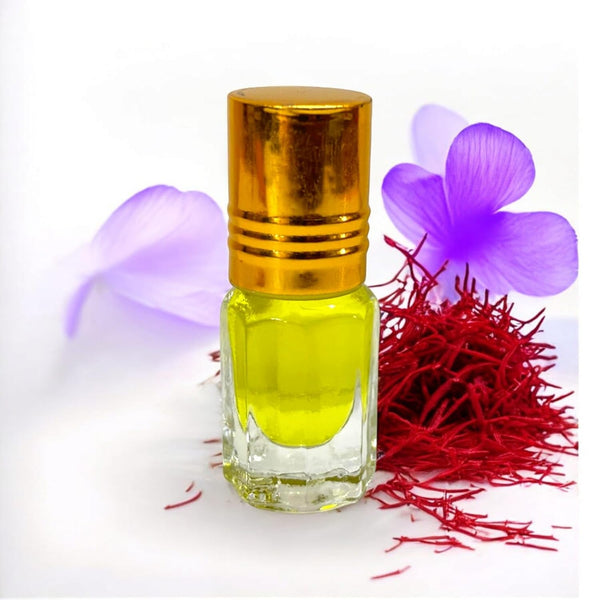 Achleshwar Pure Kesar Attar/Itra for God with Long Lasting Natural Fragnance obtained from Flowers Without Alochol/Essence