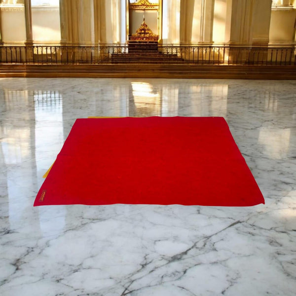Red Woolen Pooja Aasan