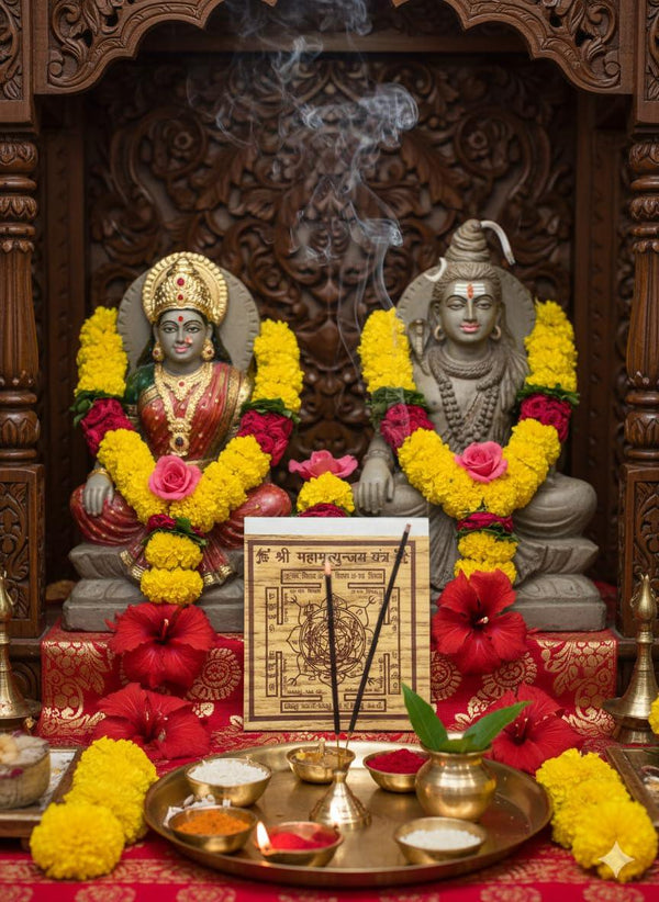 Shree Mahamrityunjay Bhojpatra Yantra - Achleshwar