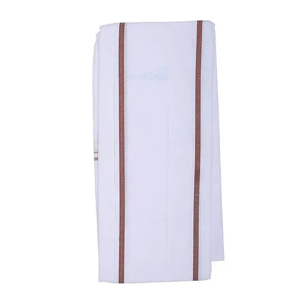 100% Pure Cotton Gamcha Patka White - Achleshwar