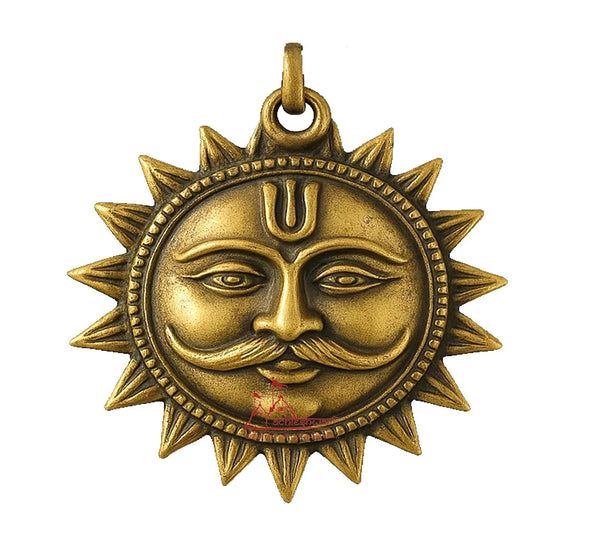 Vastu Sun Face Wall Hanging 6cm - Achleshwar