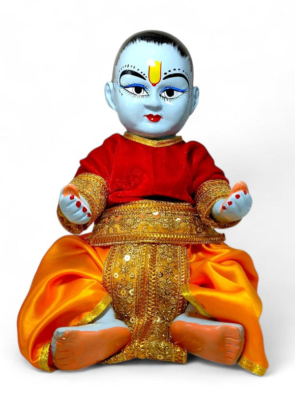 Laddu Gopal kanha ji Dress Statue Murti Bal Gopal Idol - Achleshwar