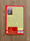Red paperback astrology book back cover with text blocks and spiritual path logo