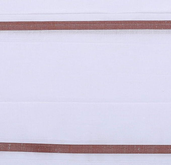 100% Pure Cotton Gamcha Patka White - Achleshwar