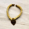Small Original Tulsi Mala with Radha Pendant Design for God Idol | Mini Garland Haar for Car Dashboard Idols, Statues, and 0–6 No Laddu Gopal | Size: 7 cm - Achleshwar
