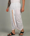 Readymade Dhoti Khadi Mix Cotton White Colour - Achleshwar