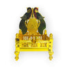 Laddu Gopal Brass Singhasan Gold Plated for Laddu Gopal - Achleshwar