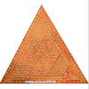 Achleshwar Triangular Mangal Yantra for Magalik Dosha, Evil Effects, Appeasement of Planet Mars, Pocket Yantram, Energised, Copper,