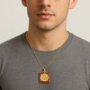 Achleshwar Ashtadhatu Shri Yantra Locket for Men Women
