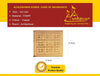 Kuber Card of Abundance For Wallet | Kuber Yantra Numbers Small 2 Inch X 2 Inch Copper Yantra - Achleshwar