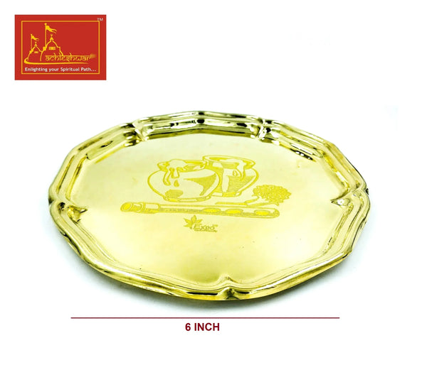 Laddu Gopal Ashtadhatu Export Quality Bhog thali - Achleshwar