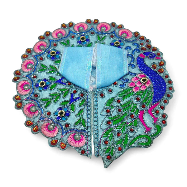 Laddu Gopal poshak/Dress | Bal Gopal Poshak Handmade Embroidered Dress with Stone & Jari Work Size 0 to 6 - Achleshwar