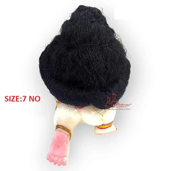 Ladoo Gopal Shinning Black Hair All size - Achleshwar