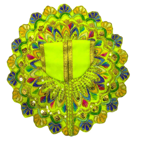 Laddu Gopal poshak/Dress | Bal Gopal Poshak Handmade Embroidered Dresswith jari Size 0 to 6