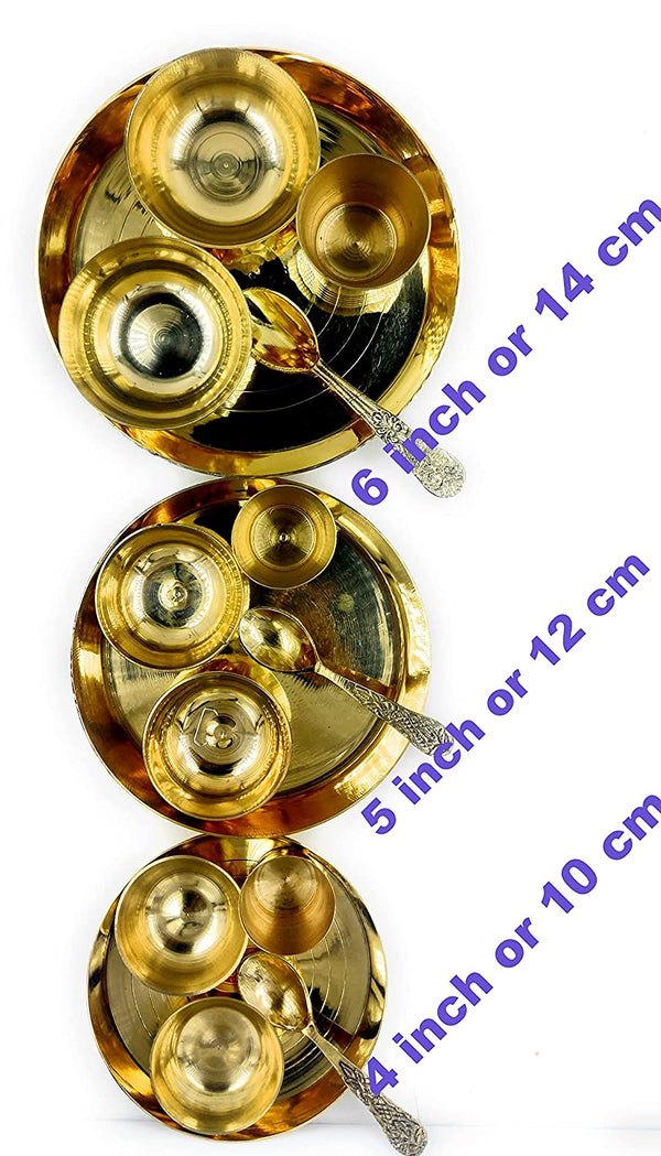 Ladoo Gopal Bhog Thali Ashtadhatu (Medium)