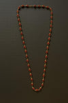 Achleshwar 8mm Rudraksha Mala with Golden Caps