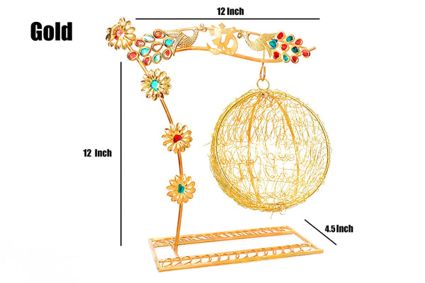 Jhula for Ladoo Gopal (Golden)