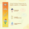 Cycle Pure Agarbatti three in one incense stick box with flower artwork on front