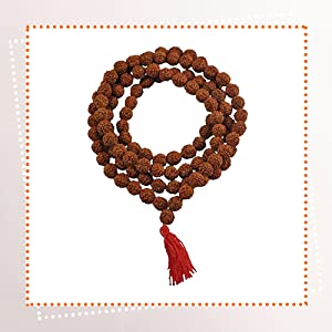 5 Mukhi Rudraksha Mala(6mm)